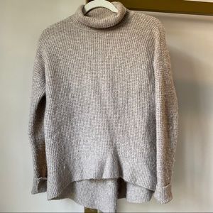 Madewell high low turtleneck- small